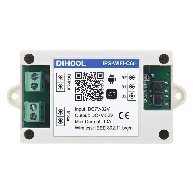 Controlador de avance y retroceso 24 V 12 V Control inalámbrico Control remoto Motor actuador lineal eléctrico