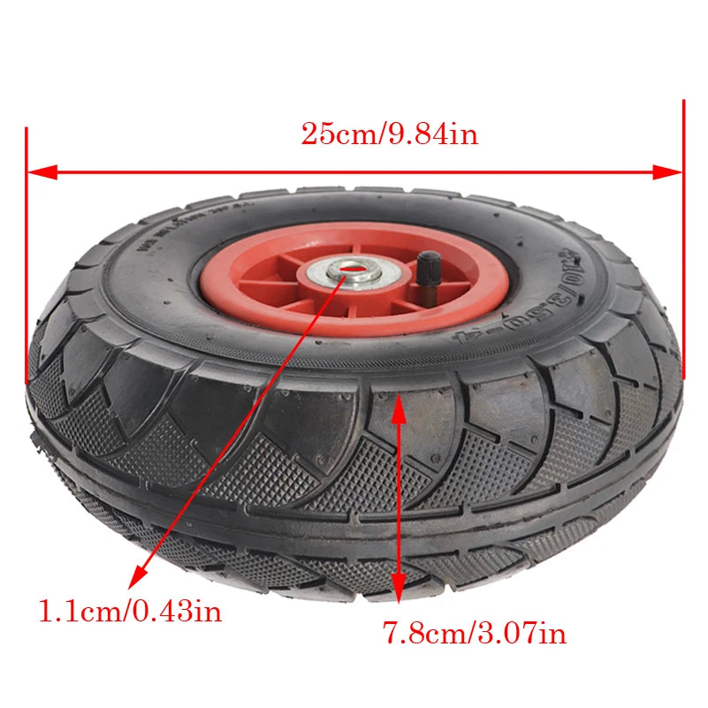 High quality  4.10/3.50-4 tire wheels 4.10-4 inch tires, suitable for 49cc mini four-wheel off-road motorcycle ATV Replace tire