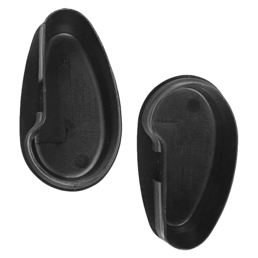 Tubular Side Step Bar End Cap Pair Set of 2 for Dodge Ram Pickup Truck New OEM 68044463AB