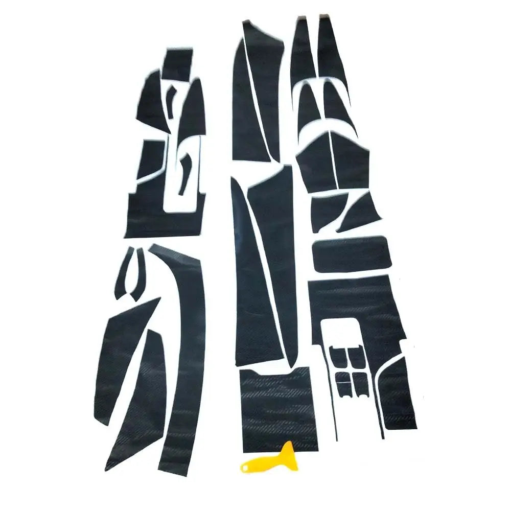 Carbon Fiber Look Interior Accessories Whole Kit Cover for Hyundai Sonata 11-14