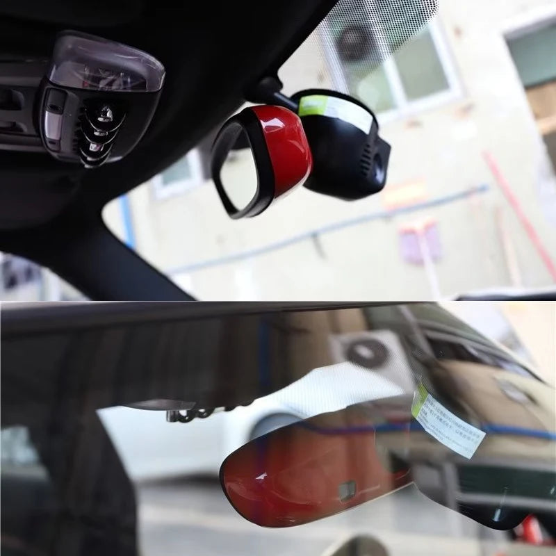 Car Interior Mirror Modification Cover For MINI Cooper S JCW F54 F55 F56 F57 F60 Car Interior Decoration Sticker Accessories