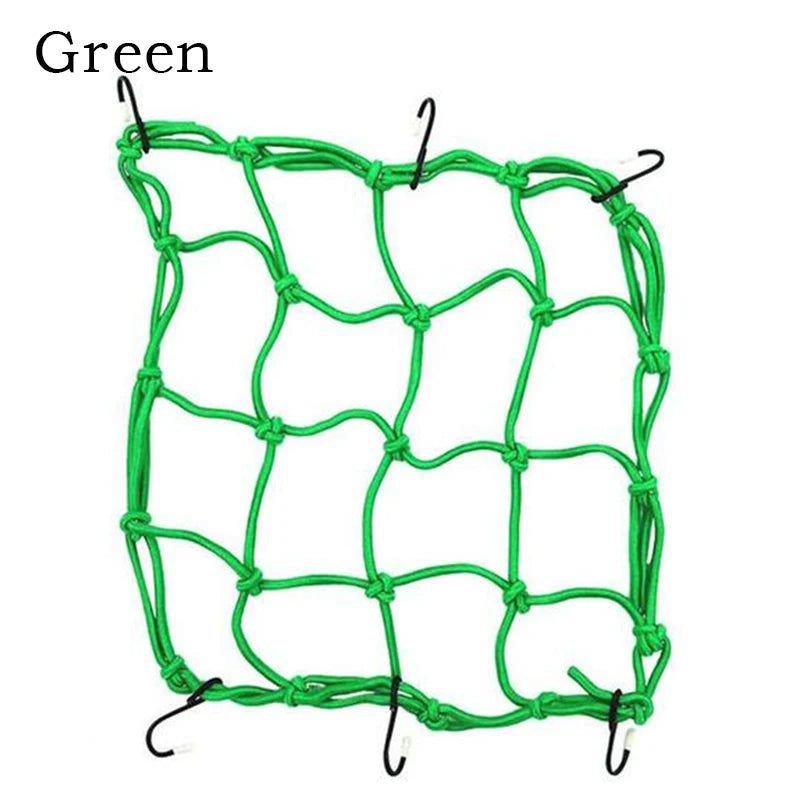 Motorcycle Luggage Net Cover Bike Hold Down Fuel Tank Luggage Mesh Rubber Elastic Web Bungee Motorcycle Bike Tank Car Styling