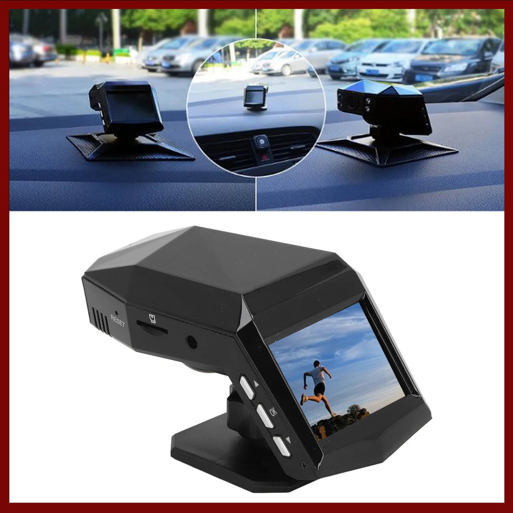 Front and Rear Dash Cam Loop Recording 170 Degree Wide Angle 2.0 Inch Display Screen Dash Cam Front and Rear Camera for Cars