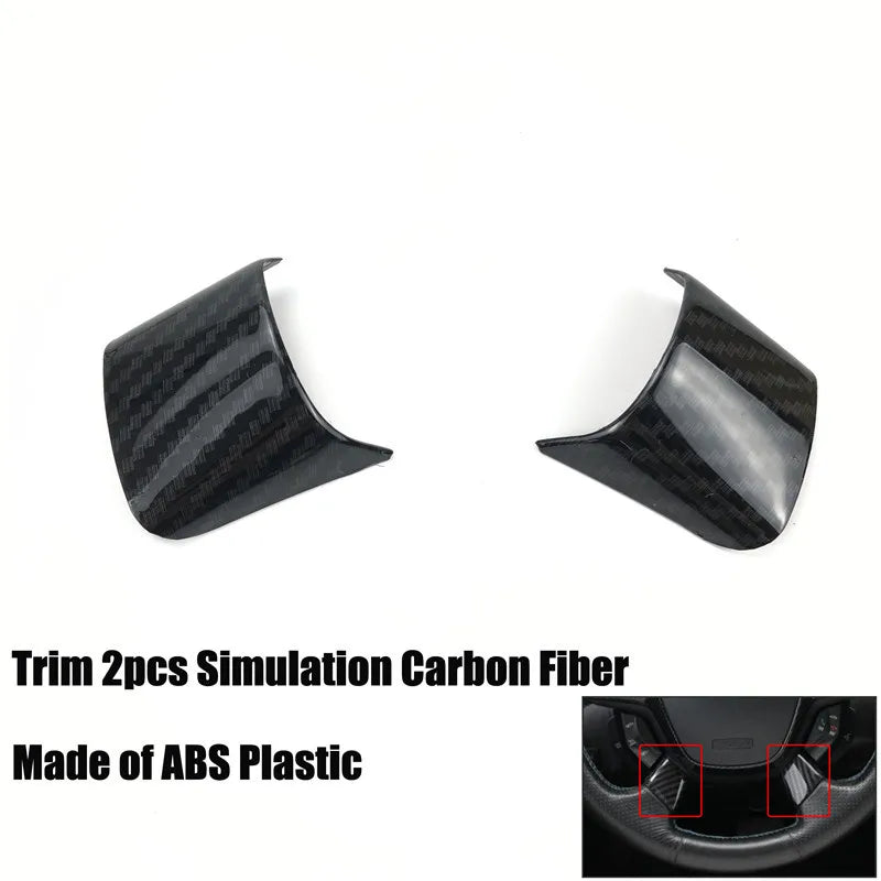 Accesorios de estilo de coche, embellecedor decorativo de fibra de carbono para Ford Focus 3 mk3 Sedán Hatchback 2012-2014