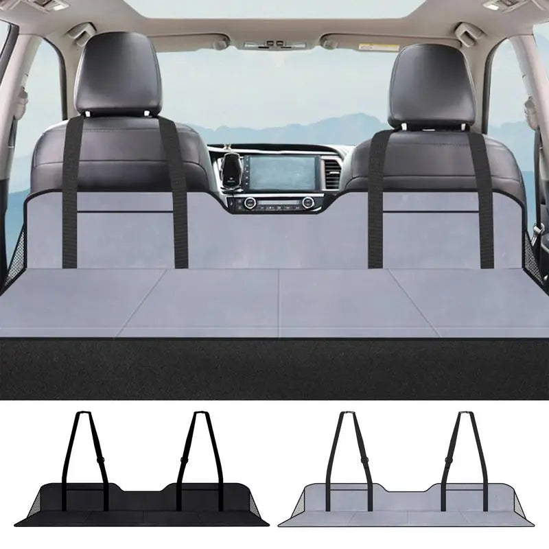 Car Compact Travel Mattress Bed Universal Rear Seat Mattress Extension Plate Collapsibles Backseat Mattress With Storage Bag