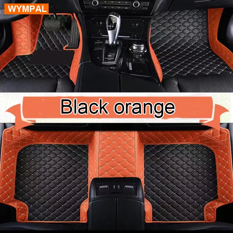 Custom Automotive Car Floor Mats For Mercedes W203 2001 2002 2003 2004 2005 Auto Luxury Leather Men Women Car Mats Full Coverage