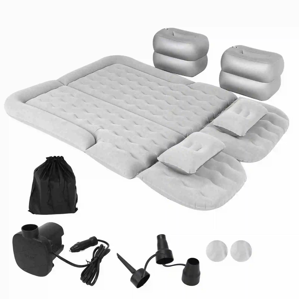 Car Air Bed Camping Bed Car Air Mattress Vehicle Inflatable Thickened Travel Bed Sleeping Pad Camping Accessory SUV Air Mattress