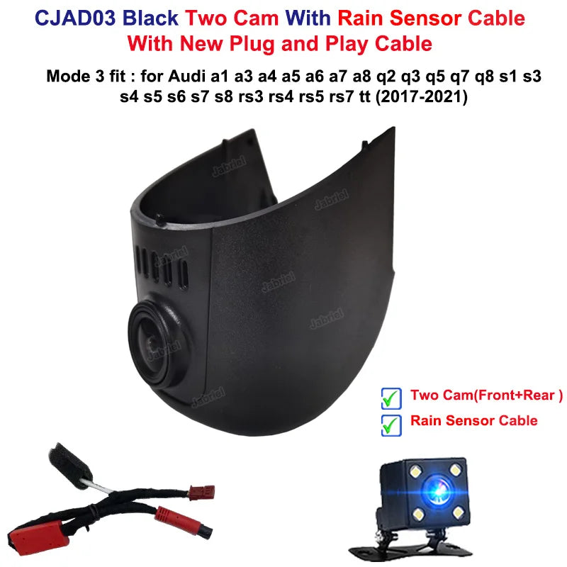 New Wifi Dash Cam Car DVR for Audi a3 a4 a5 a6 a7 a8 q2 q3 q5 q7 q8 s3 s4 s5 s6 s7 s8 rs3 rs4 rs5 rs7 tt b4 b5 b6 b7 b8 b9 8v 8p