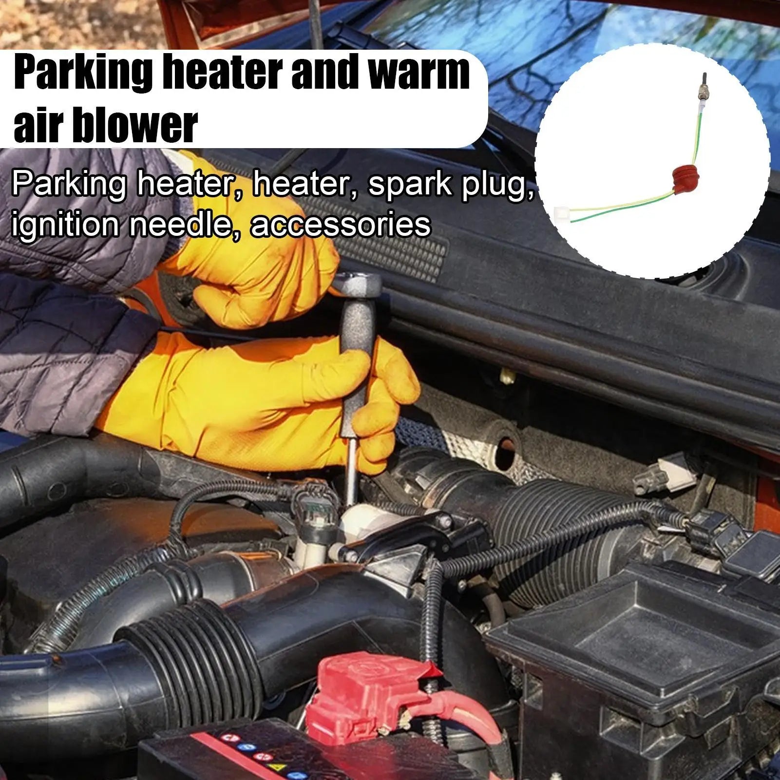 Heater Spark Plug Multi-functional Parking Heater Plug Ignition Needle Parking Heater Accessory For Car Engine Truck Electrical