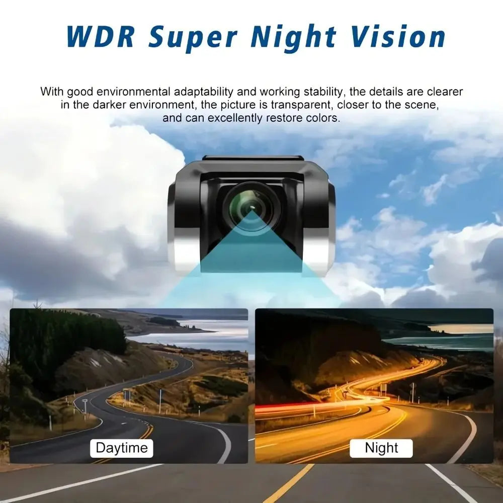 NEW HD 1080P Dash Camera Expandable Memory ADAS Smart Car Camera 360° View Video Recorder Driving Recording