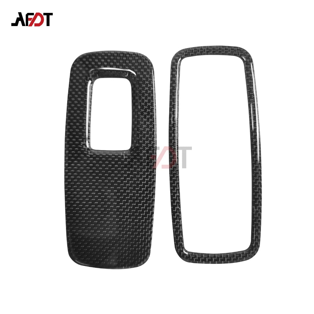 AFDT Real Carbon Fiber Interior For Porsche 911 992 2019-2024 Car Window Lift Switch Panel Cover Sticker Accessories