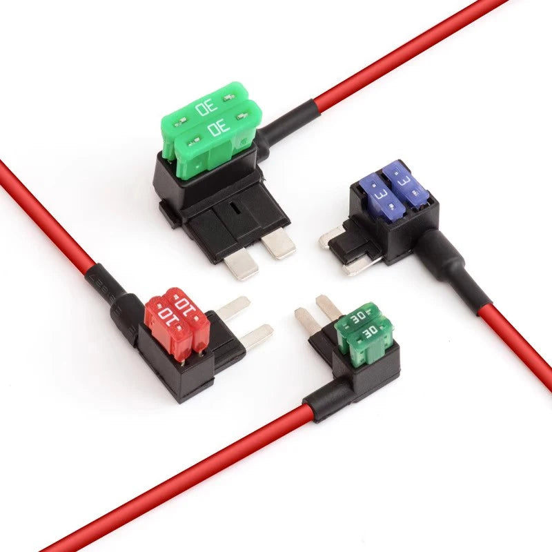 Accesorios para automóviles y camiones MINI PEQUEÑO MEDIANO Tamaño Micro Estándar Automóvil ATM Portafusibles Adaptador TAP de circuito adicional