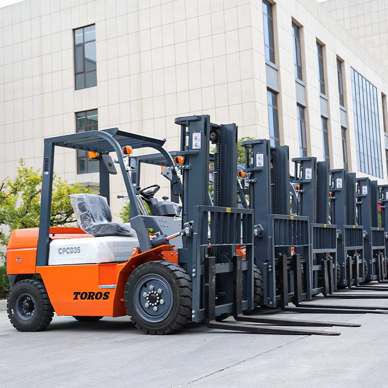 Customized 1 Ton 1.5 Ton 3ton 4 Ton 5 Ton Engine Diesel Forklift Parts Forklifts Price for Material Handling