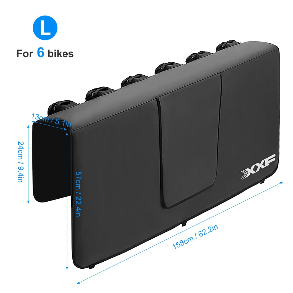 Mountain Bike Tailgate Pad Pickup Truck Tailgate Protection Pad with Fixing Strap For Truck Accessories For Bicycle