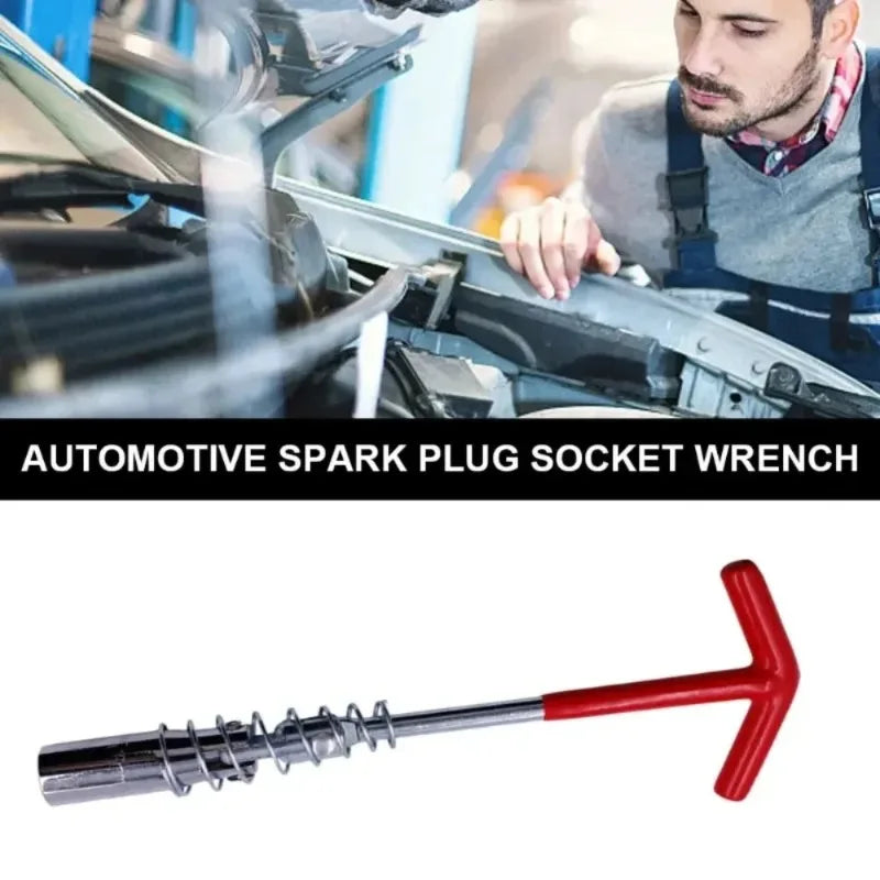 Herramienta de extracción de bujías, llave de tubo de extracción de bujías de 14 mm, 16 mm y 21 mm, llave con rotación de 360 ​​grados, herramienta de reparación de automóviles
