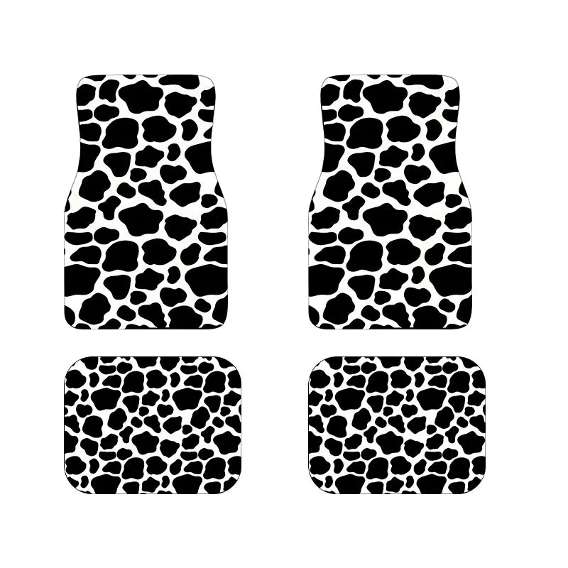 4PCS/Set Car Floor Mats Car Floor Protector Bohemia Carpet Rugs Universal Auto Foot Pad Set Auto Accessories Car Decoration