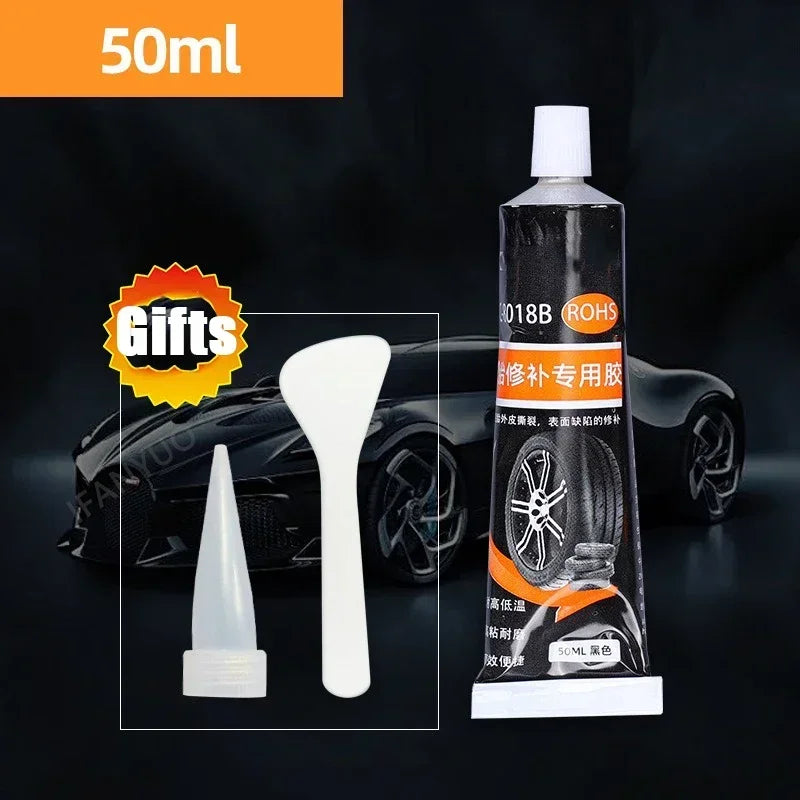 30/50ml Waterproof High Temperature Resistant Tyre Repair Liquid Strong Rubber Glues Adhesive Glue Car Repairs Tools Visible