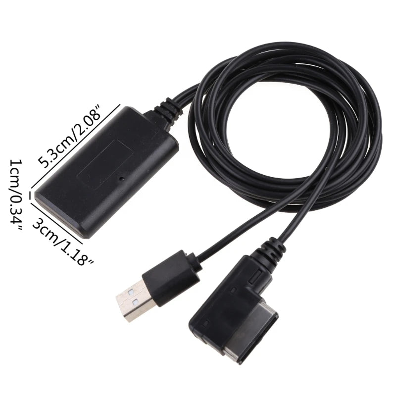 Car Bluetooth 5.0 Hifi Music Receiver Module for Audi Q5 A5 A7 R7 A6L A8L A4L AMI MMI Media Interface AUX Cable Adapter