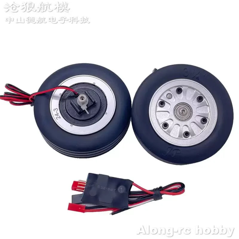 Aeromodelling Brake Wheel Electric Brake Wheel RC Plane 50-70mm with ABS Smart 3 Modes Remote Control Airplane Toys for Children