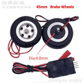 Aeromodelling Brake Wheel Electric Brake Wheel RC Plane 50-70mm with ABS Smart 3 Modes Remote Control Airplane Toys for Children