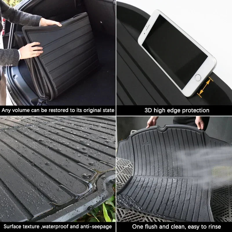 For Kia Sorento LX XM MK2 Sport SWB Accessories 2010 2011 2012 2013 2014 2015 Auto Trunk Mat Floor Tray Liner Cargo Boot Carpe
