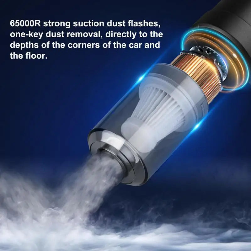 6000pa Wireless Vacuum Cleaner Portable Handheld Vacuum High Power Car Dust Cleaner Mini Vacuum Cleaners for Home Car Pet Hair