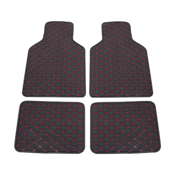 4pcsCar Floor Mats Carpet Floor Mat SetUniversal Fit Car Floor Mats Protection, Auto Front & Rear Carpet Mat for Sedan SUV Truck