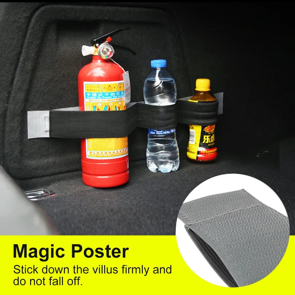Car Trunk Organizer Fixing Belt Storage Bag Magic Tapes Auto Car Accessries Stowing Tidying Car-styling Car Organizers Gadget