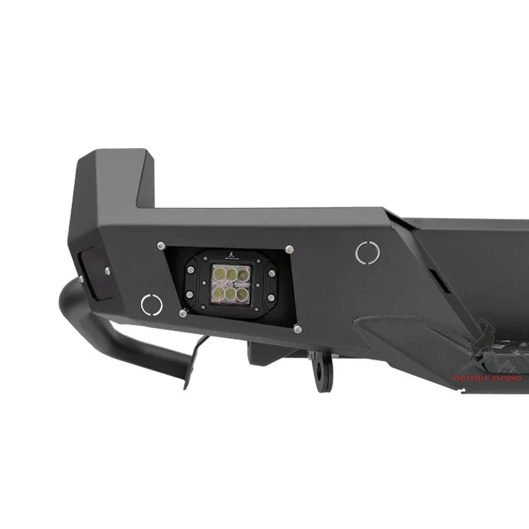 New! B08-A Model Pickup truck ute 4x4 Steel rear bumper car bumper accessories with LED light tow hook for 2021 2022 -ISUZU Dmax