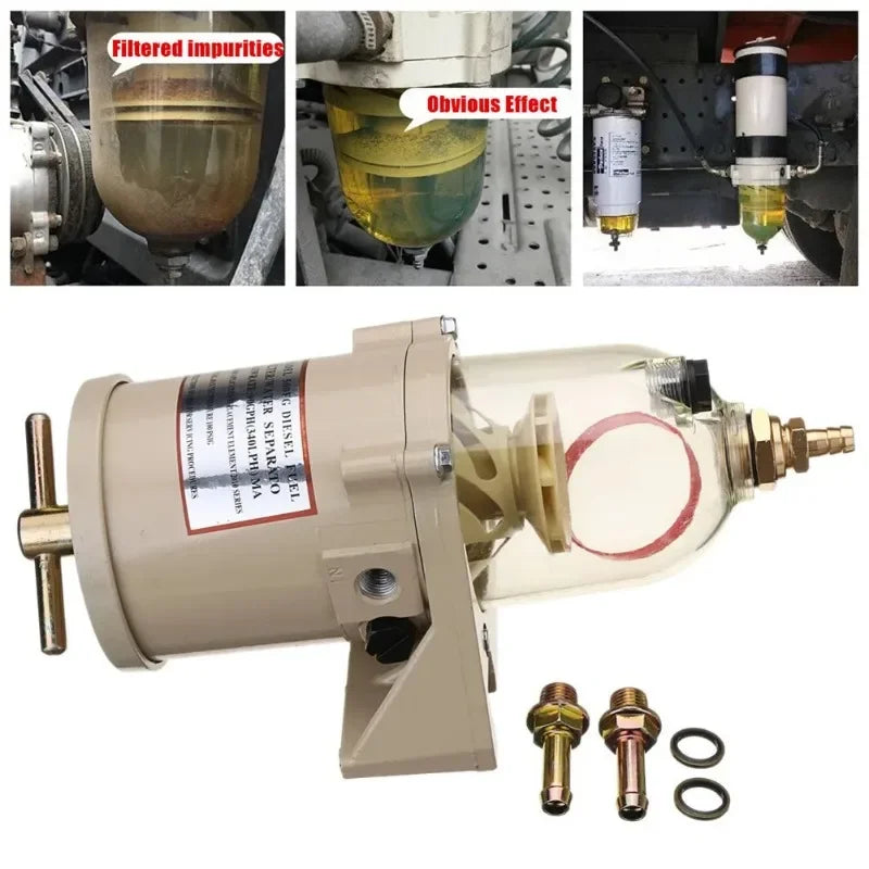 500FG 500FH Fuel Filter Marine Engine Fuel Diesel Fuel Filter Oil Water Separator for Light Trucks Large Cars Car Accessories