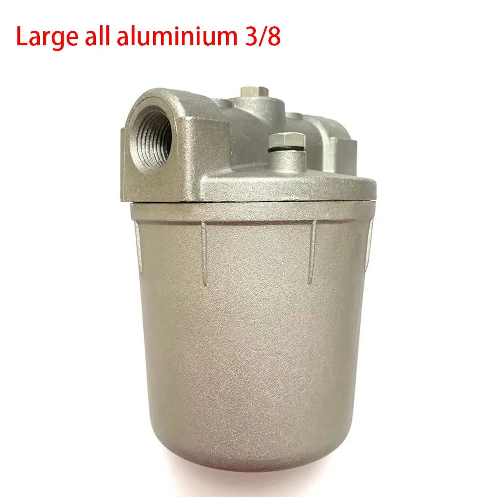 Oil Filter for Oil Burners Aluminium, Clear P.C. Cup 1/4‘ 3/8’1/2’ 3/4’1’Small Diesel Filter for 25L/H Boilers