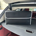 Car Trunk soft Organizer Felt Storage Box Accessories Large Anti Slip Compartment Boot Storage Organizer Tool Car Storage Bag