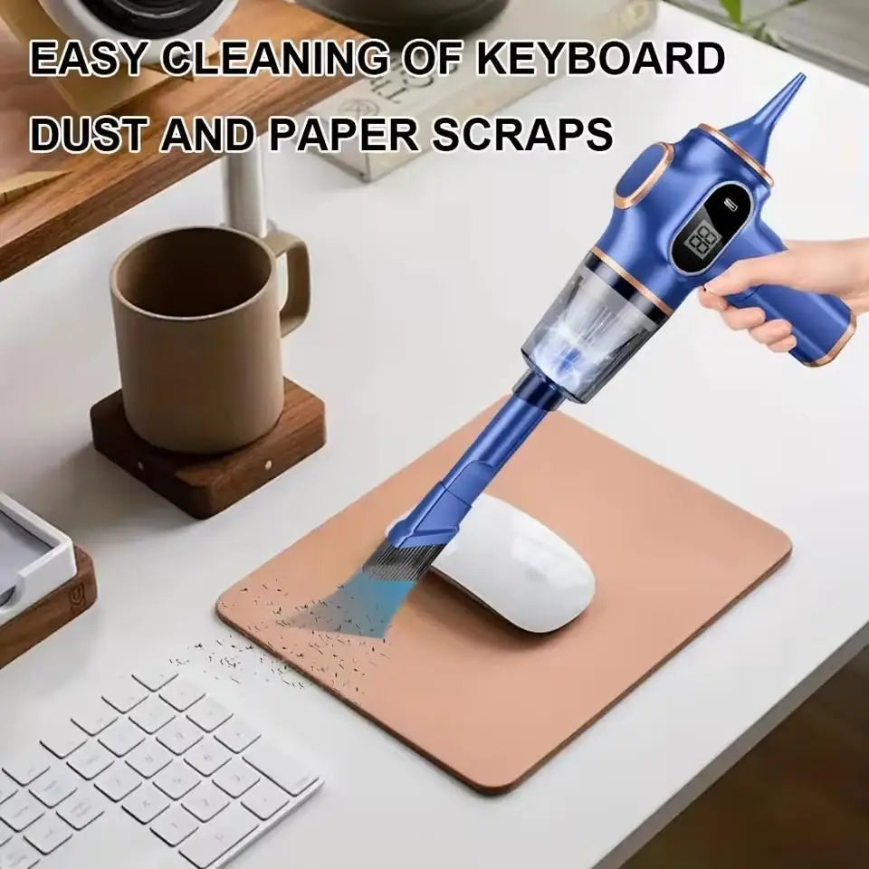 Car Handheld Wireless Vacuum Cleaner Portable Strong Suction Deep Cleaning Car Household High Power Cleaning