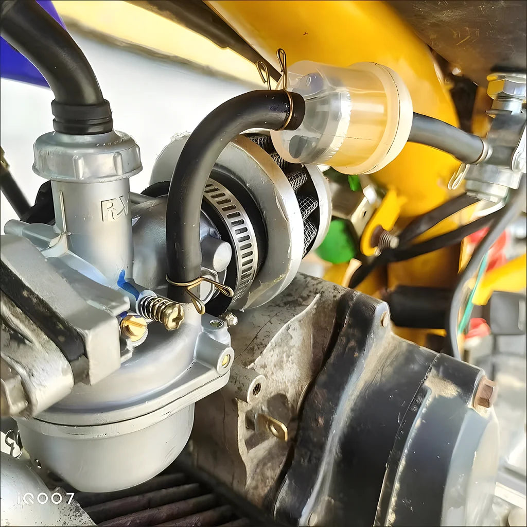 Motorcycle Universal Gas Fuel Filters and Fuel Pipe For 49cc 50cc 110cc 125cc Moped Scooter ATV Go Kart Motocross Dirt Pit Bike