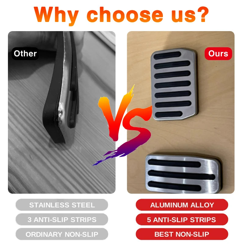 Car Pedals For Nissan Bluebird Sylphy Almera Pulsar Sentra G10 G11 B17 B18 Gas Brake Restfoot Non-slip Pedal Parts Car-Styling