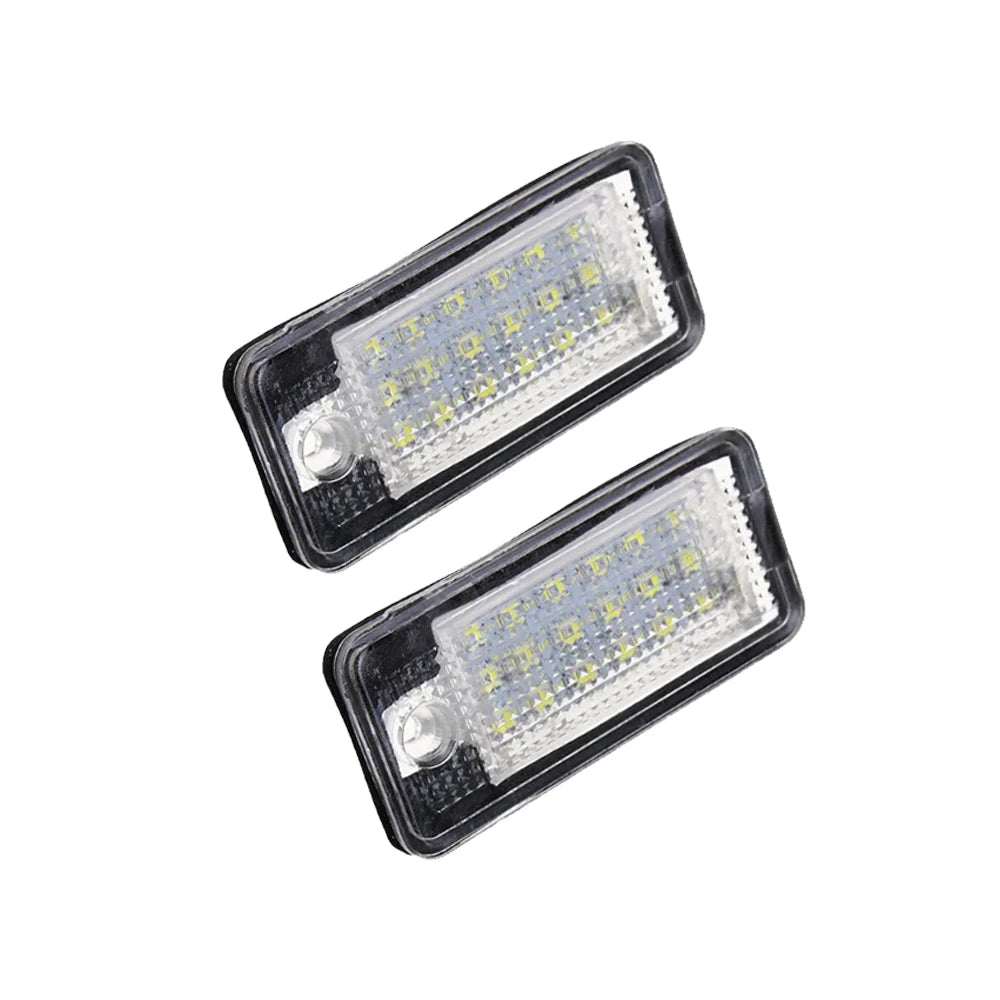 Car Led Light number plate lamp For Audi A3 8P S3 A4 B6 B7 A6 S6 A8 RS4 Q7 License Plate Lights Led Bulb Auto accessories