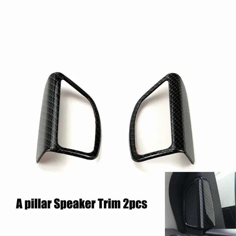 Car Styling Accessories Interior ABS Carbon Fiber Decorative trim Storage case For Ford Focus 3 mk3 Sedan Hatchback 2012-2014