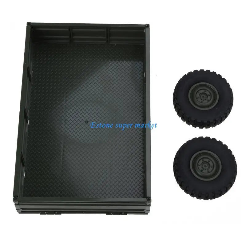 Remolque de actualización 090B, conjunto de piezas de bricolaje para WPL 1/12, camión militar, coche RC, accesorios de bricolaje