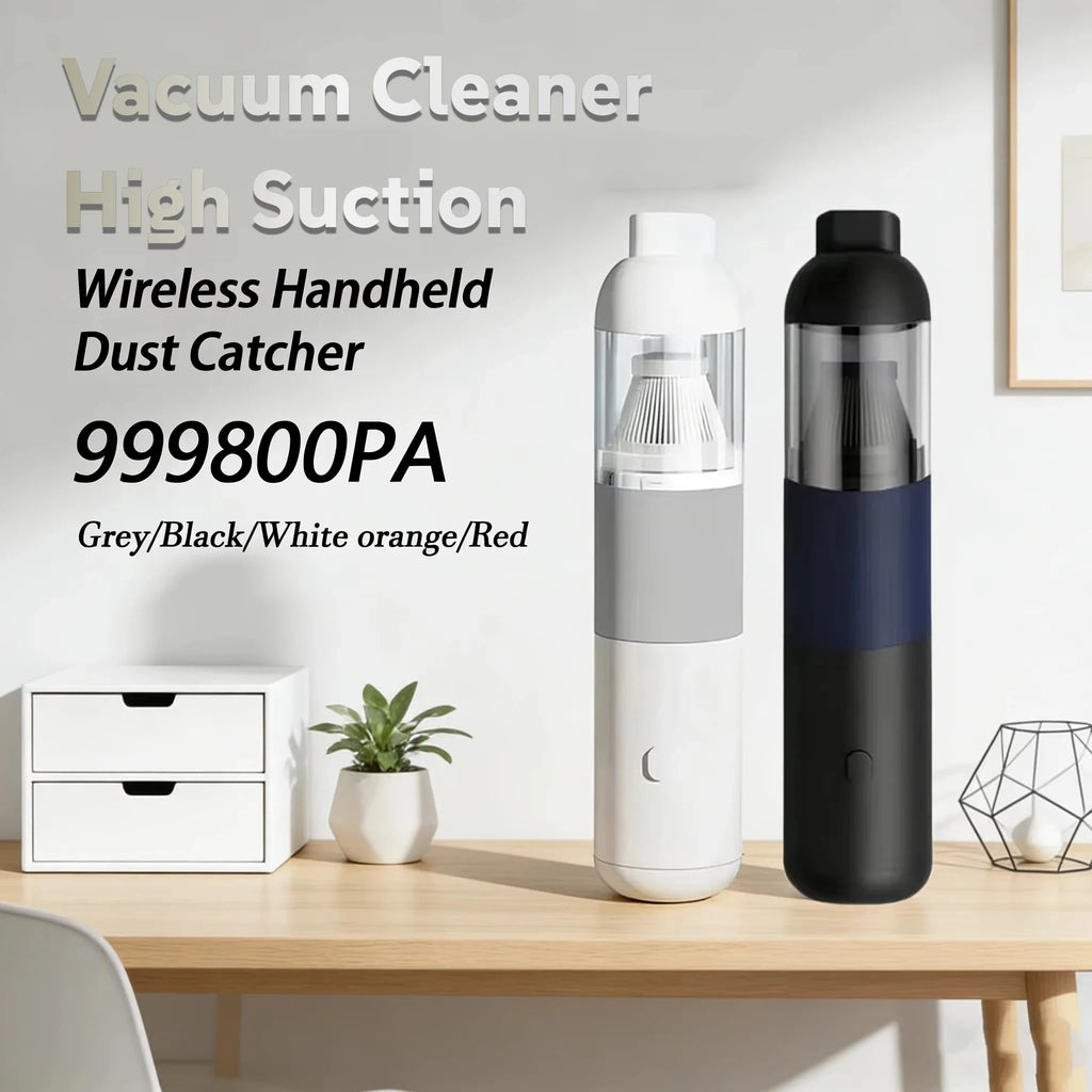 Wireless Car Vacuum Cleaner High Suction Mini Handheld Cyclonic Vacuum Wet Dry Rechargeable for Car Home Office Pet Hair