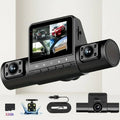 1080P Full HD Wide Angle Dash Cam Loop Record Button Control IPS Screen Laptop Compatible Car Camera