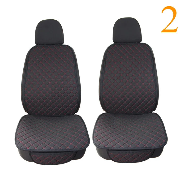 Car Seat Cover Accesorries Flax Summer Protect Cushion Protector Front Rear Full Set Vehicle Supplies Auto Interior Universal