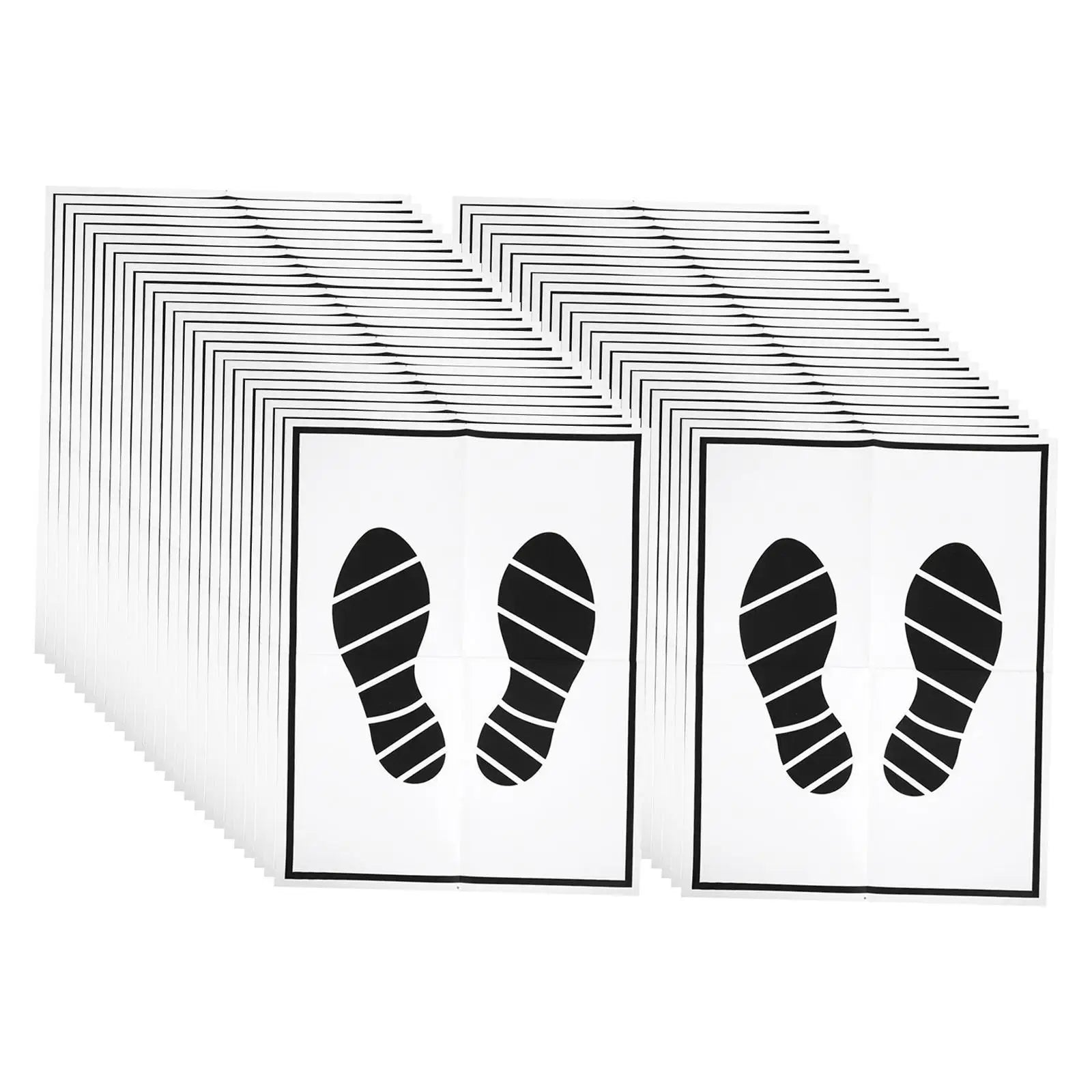 50 Pieces Disposable Paper Car Detailing Folding Floor Mats Waterproof Vehicle Foot Mat for Hotel Suvs Kitchen Home Trucks