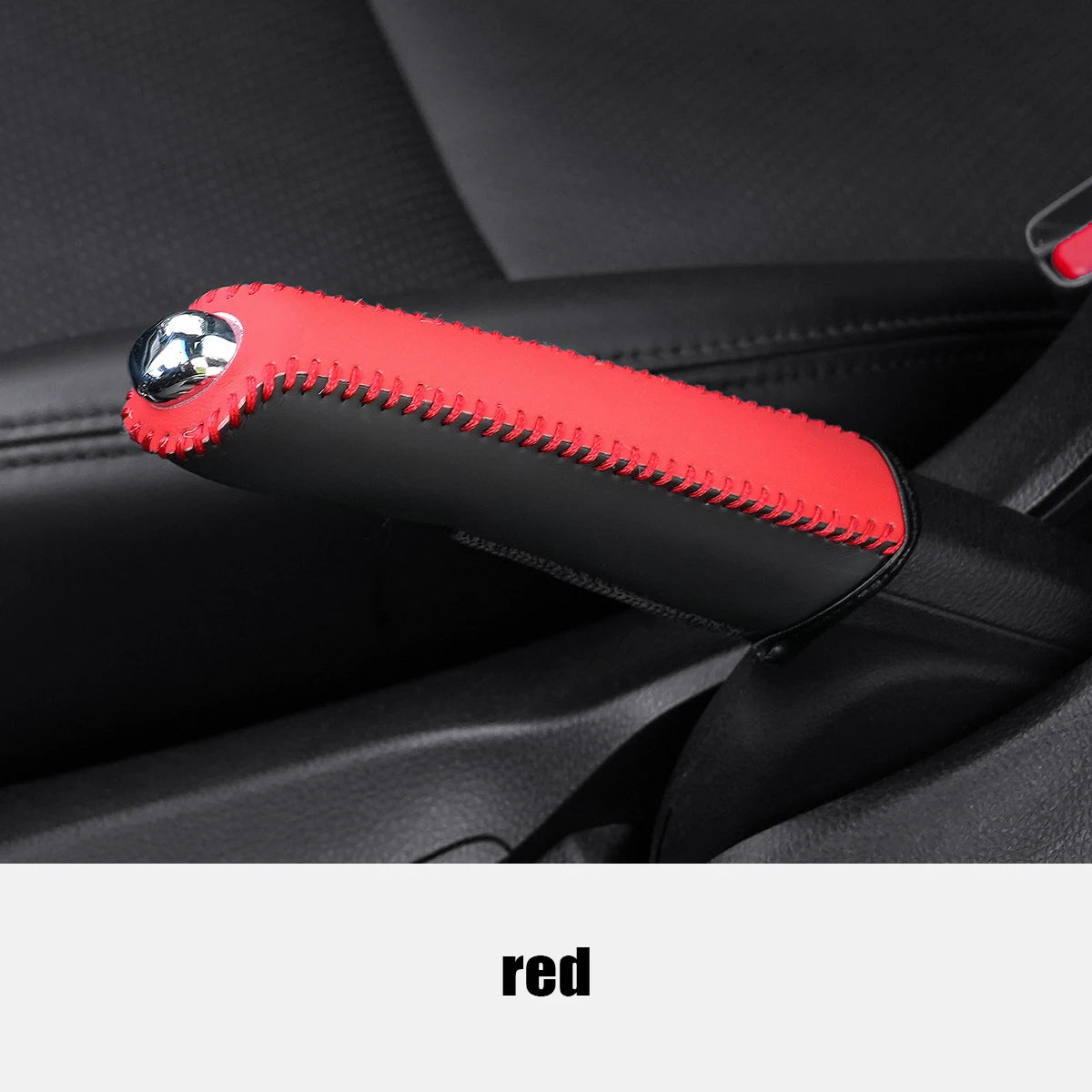 Car Leather Handbrake Cover Protective Sleeve Hand Brake Protection Car Interior Accessories