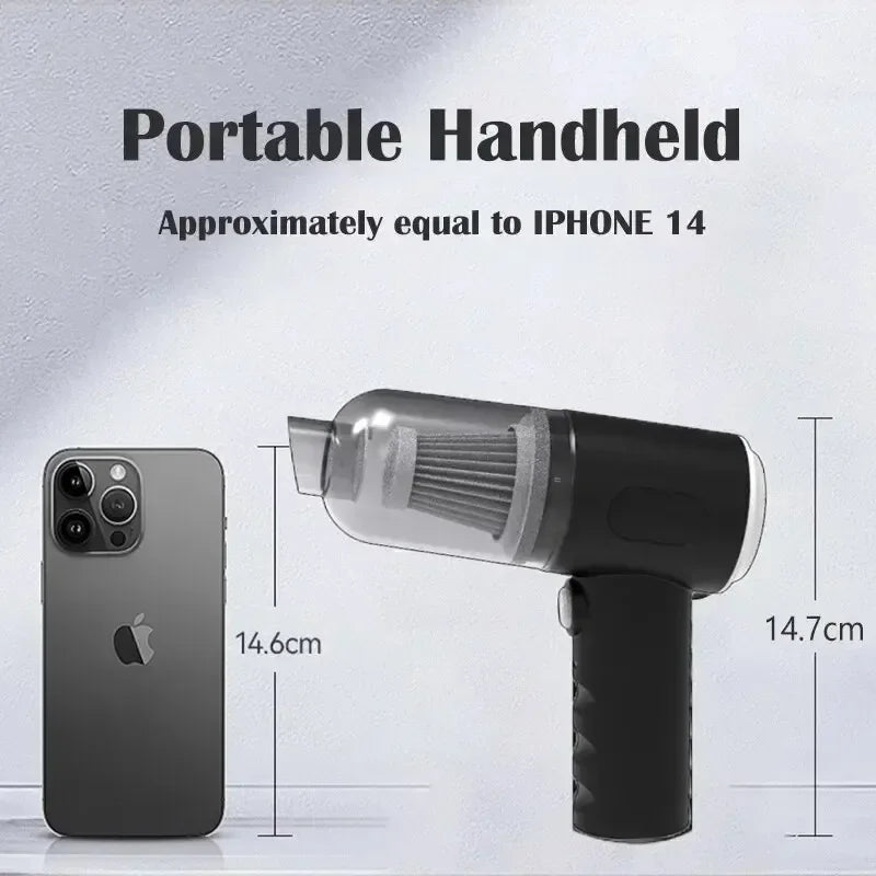 New Car Vacuum Cleaner Powerful Cleaning Machine Car Cleaner Mini Wireless Portable Handheld Household Vacuum Clean