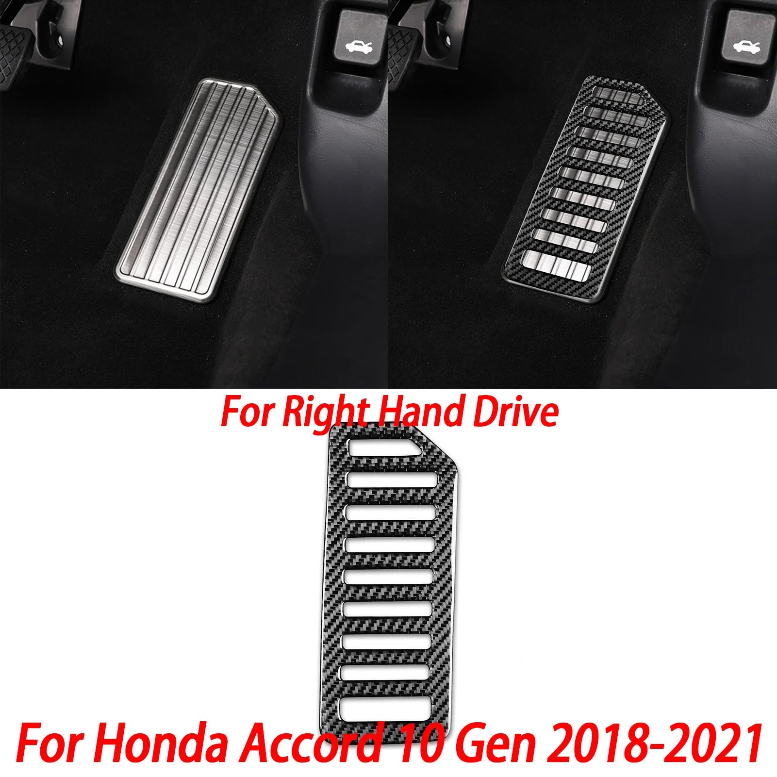 Interior Accessories Steering Wheel Central Armrest Panel Cup Holder For Honda Accord 10th Gen 2008—2021 Carbon Fiber Sticker
