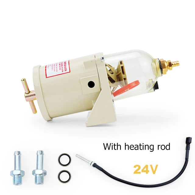 500FG 500FH Fuel Filter Marine Engine Fuel Diesel Fuel Filter Oil/Water Separator Marine Boat Trucks 90GPH For Car Boat