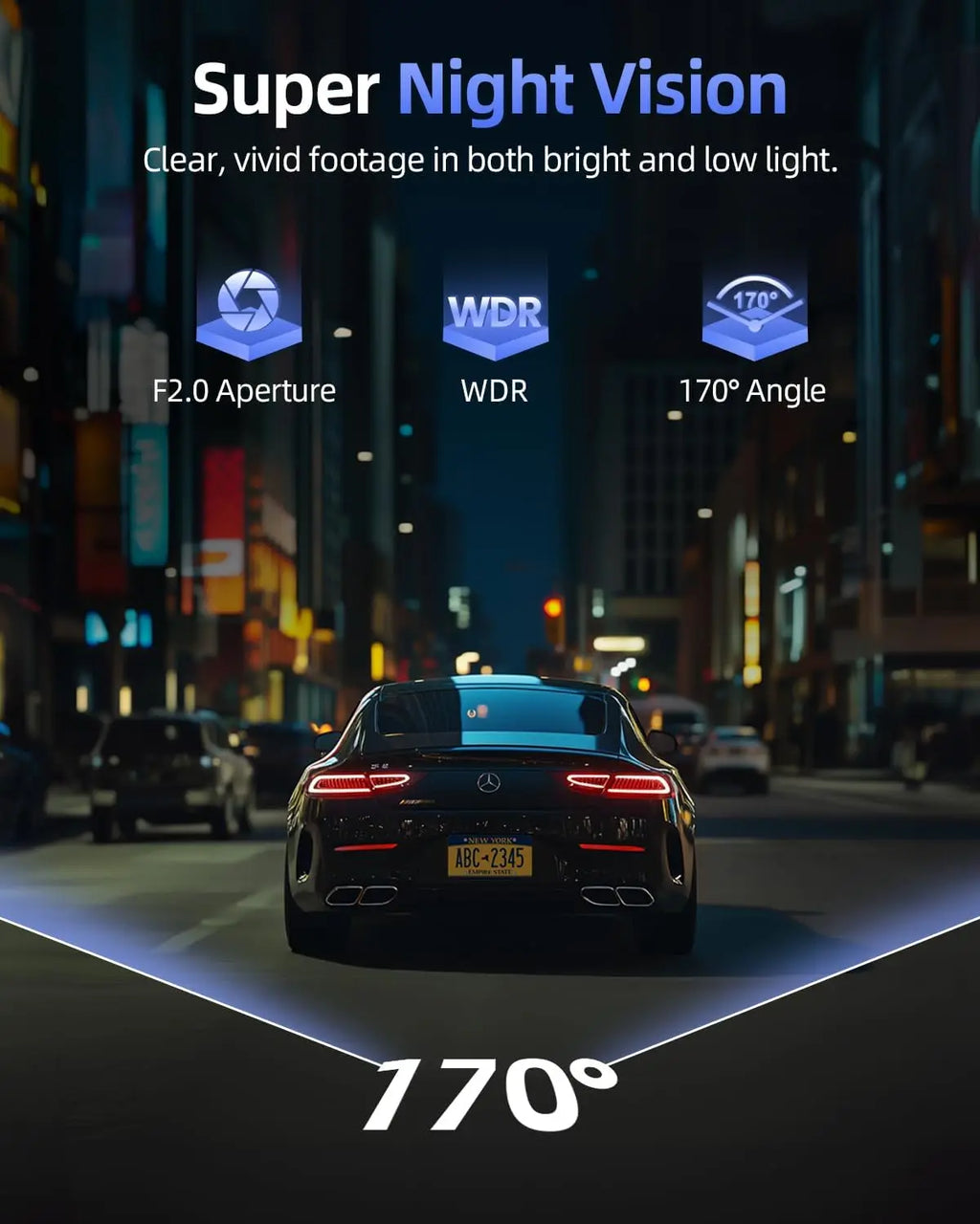 Dash Cam 4K 2 Inch Mini Car Dvr Dual Lens With GPS WIFI 24h Parking 1080P Rear View Camera Night Vision Black Box