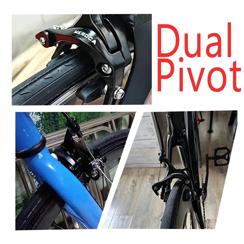 C Brake Caliper Road Bike Rim Brakes Calipers Dual Pivot Brake Caliper Aluminum Alloy Front Rear for Shimano Bmx Bicycle