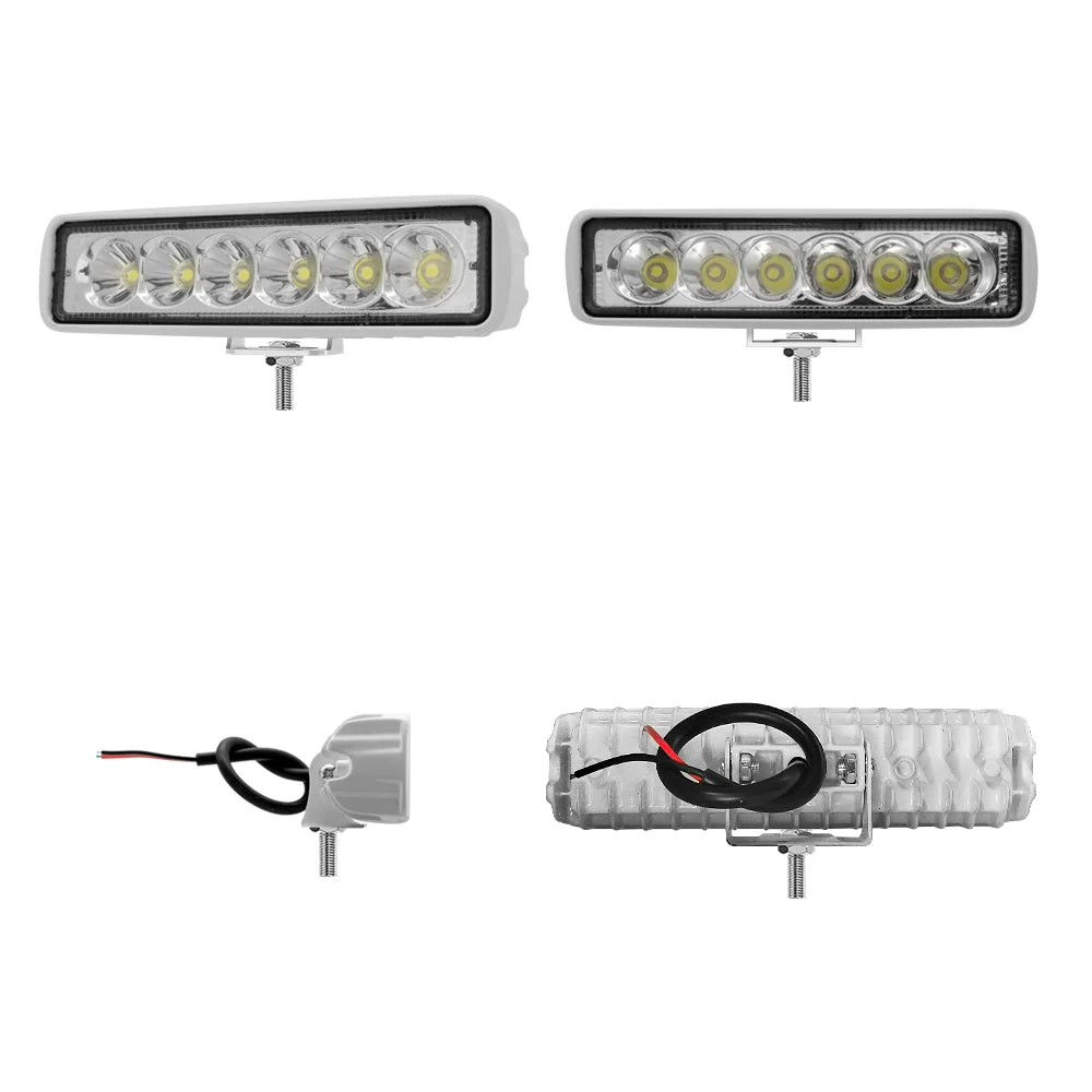 LED work lamp for car, motorcycle,18W, for Offroad SUV ATV Tractor Boat Trucks Excavator Working light，driving assistance lights
