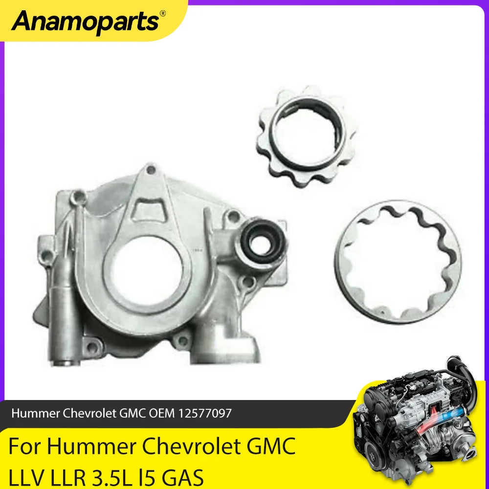 Engine Parts Oil Pump Repair Kit Fit 3.5 3.7 L LLV LLR For GMC Chevrolet Hummer H3 Trailblazer Isuzu 2.8L 3.5L 3.7L 4.2L L5 GAS